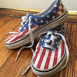 American Flag Vans Sneakers